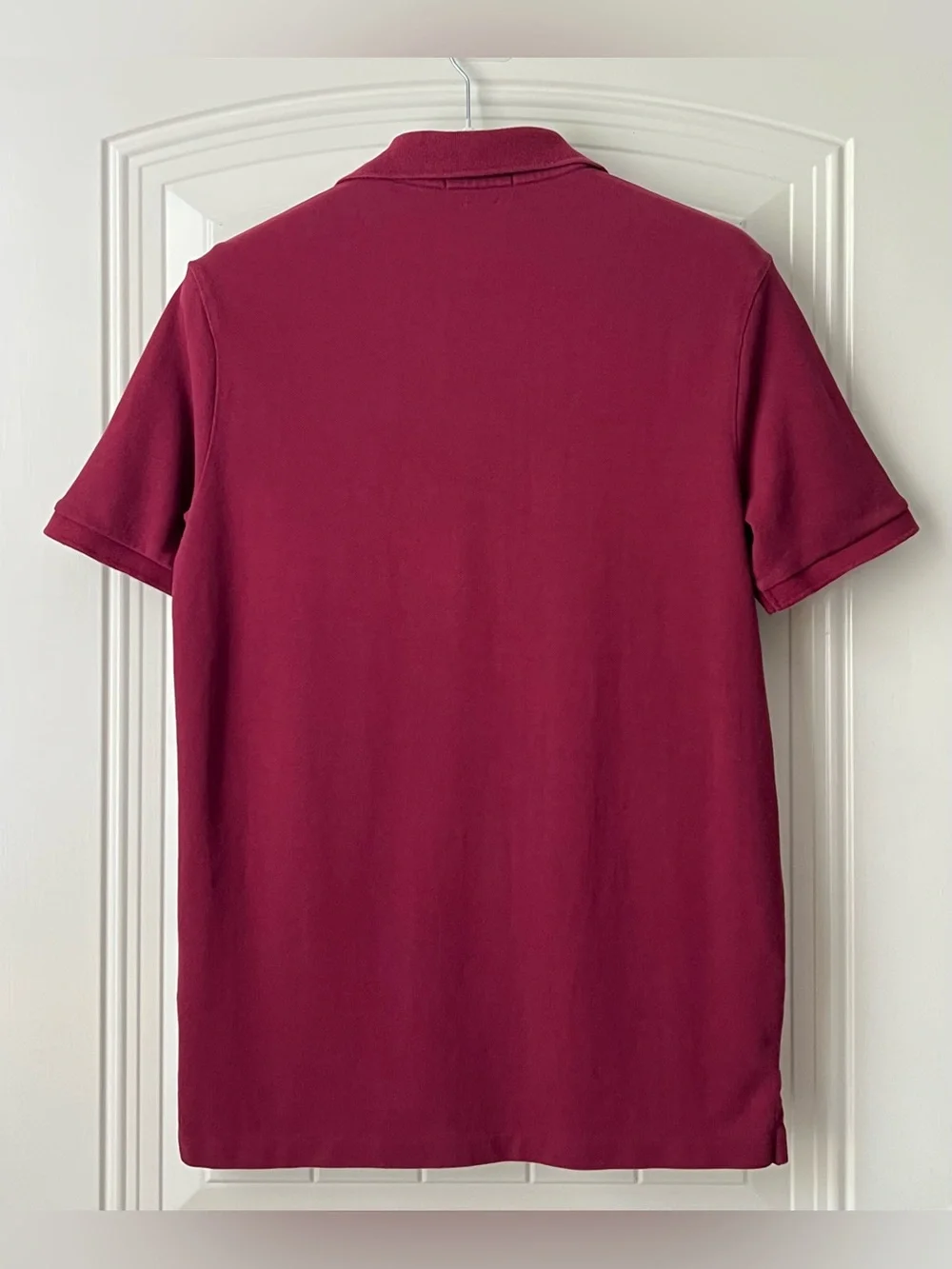 Polo Ralph Lauren Mesh Classic Fit Polo Shirt Burgundy Size S Pony Logo